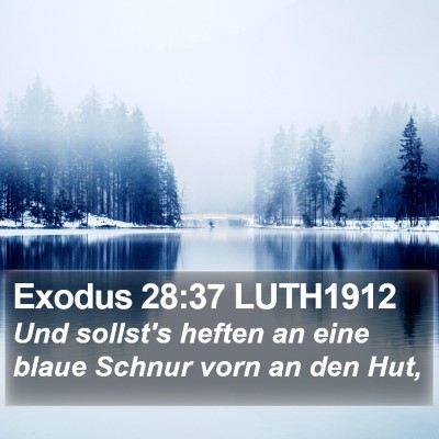 Exodus 28:37 LUTH1912 Bible Verse Image