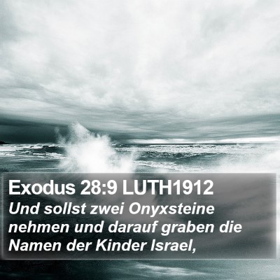 Exodus 28:9 LUTH1912 Bible Verse Image