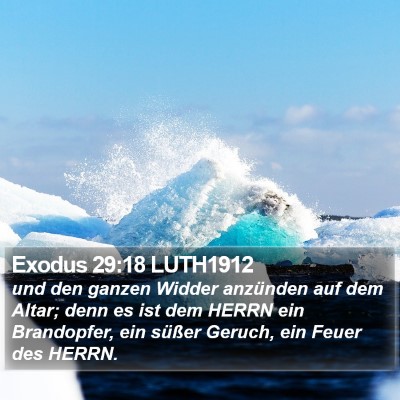 Exodus 29:18 LUTH1912 Bible Verse Image