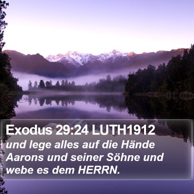 Exodus 29:24 LUTH1912 Bible Verse Image