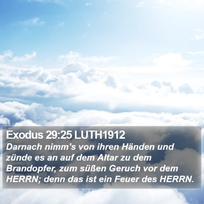 Exodus 29:25 LUTH1912 Bible Verse Image