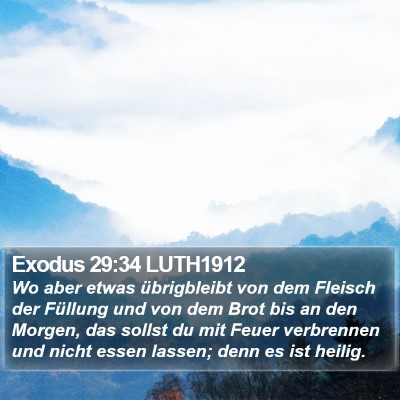 Exodus 29:34 LUTH1912 Bible Verse Image