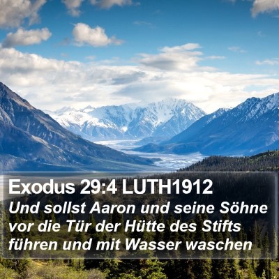 Exodus 29:4 LUTH1912 Bible Verse Image