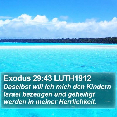 Exodus 29:43 LUTH1912 Bible Verse Image