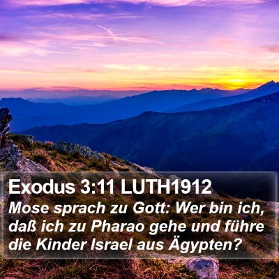 Exodus 3:11 LUTH1912 Bible Verse Image