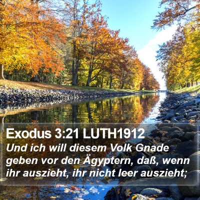 Exodus 3:21 LUTH1912 Bible Verse Image