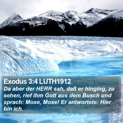 Exodus 3:4 LUTH1912 Bible Verse Image