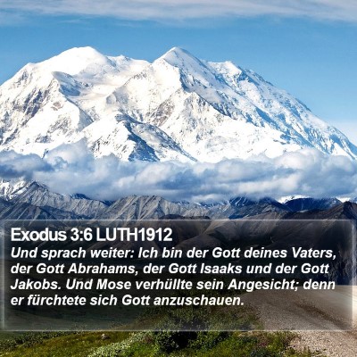 Exodus 3:6 LUTH1912 Bible Verse Image