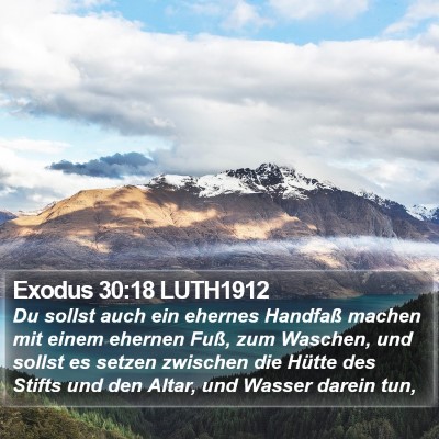 Exodus 30:18 LUTH1912 Bible Verse Image