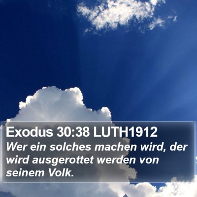 Exodus 30:38 LUTH1912 Bible Verse Image