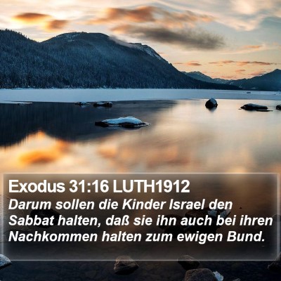Exodus 31:16 LUTH1912 Bible Verse Image