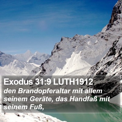 Exodus 31:9 LUTH1912 Bible Verse Image