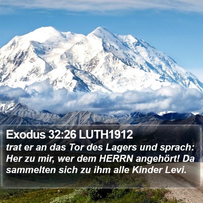 Exodus 32:26 LUTH1912 Bible Verse Image