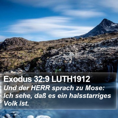 Exodus 32:9 LUTH1912 Bible Verse Image