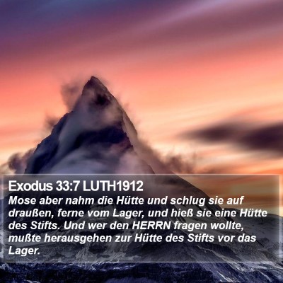 Exodus 33:7 LUTH1912 Bible Verse Image
