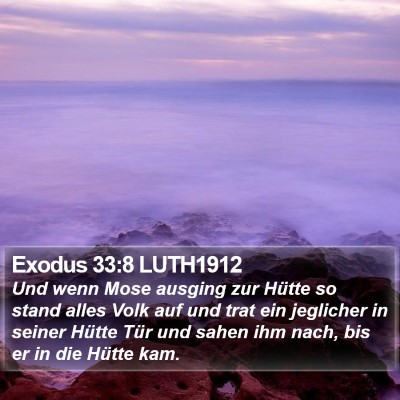 Exodus 33:8 LUTH1912 Bible Verse Image