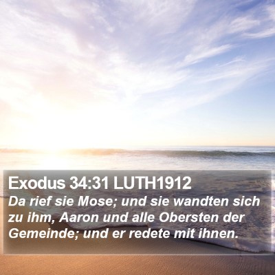 Exodus 34:31 LUTH1912 Bible Verse Image
