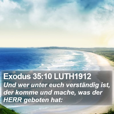 Exodus 35:10 LUTH1912 Bible Verse Image