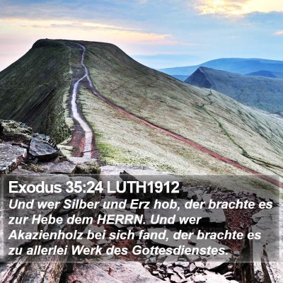 Exodus 35:24 LUTH1912 Bible Verse Image