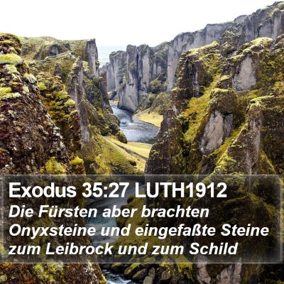 Exodus 35:27 LUTH1912 Bible Verse Image