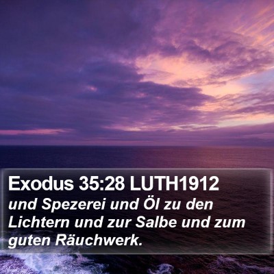 Exodus 35:28 LUTH1912 Bible Verse Image