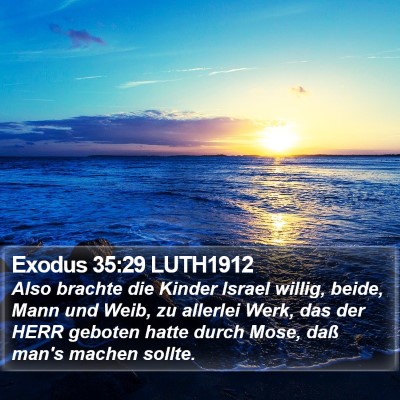 Exodus 35:29 LUTH1912 Bible Verse Image
