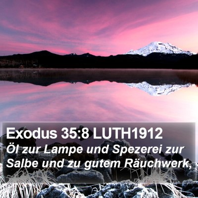 Exodus 35:8 LUTH1912 Bible Verse Image