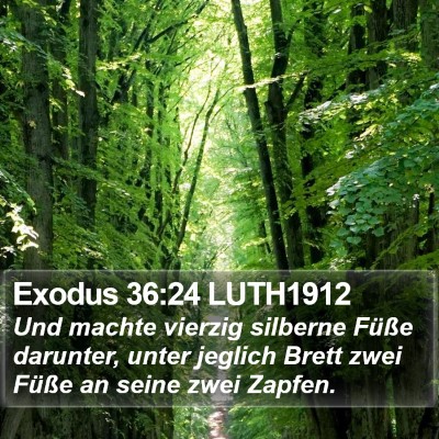Exodus 36:24 LUTH1912 Bible Verse Image