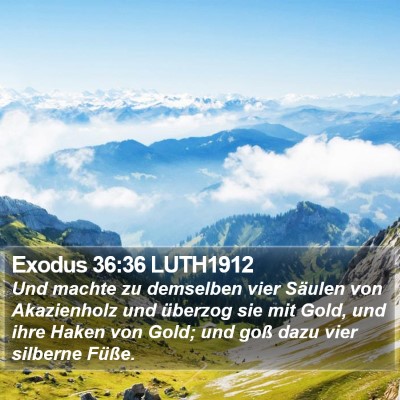 Exodus 36:36 LUTH1912 Bible Verse Image