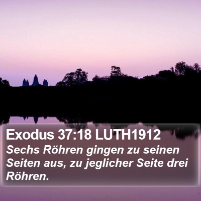 Exodus 37:18 LUTH1912 Bible Verse Image