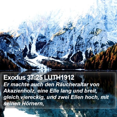 Exodus 37:25 LUTH1912 Bible Verse Image