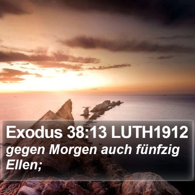 Exodus 38:13 LUTH1912 Bible Verse Image