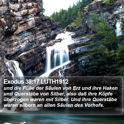 Exodus 38:17 LUTH1912 Bible Verse Image