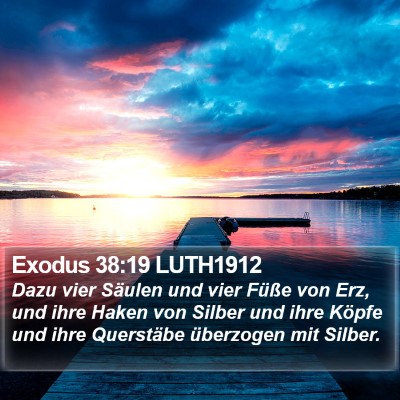 Exodus 38:19 LUTH1912 Bible Verse Image