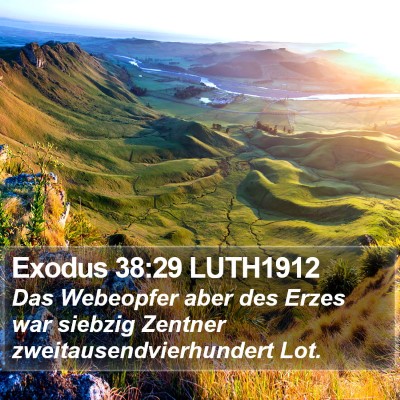 Exodus 38:29 LUTH1912 Bible Verse Image