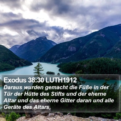 Exodus 38:30 LUTH1912 Bible Verse Image