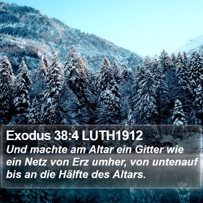 Exodus 38:4 LUTH1912 Bible Verse Image