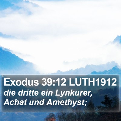 Exodus 39:12 LUTH1912 Bible Verse Image