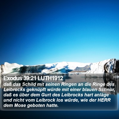 Exodus 39:21 LUTH1912 Bible Verse Image