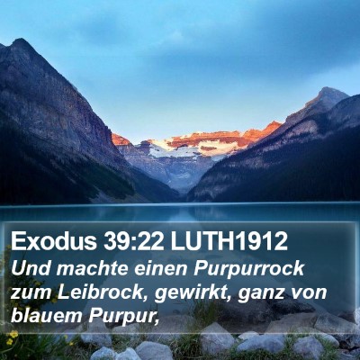 Exodus 39:22 LUTH1912 Bible Verse Image