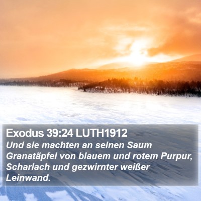 Exodus 39:24 LUTH1912 Bible Verse Image