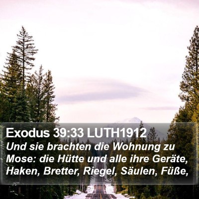 Exodus 39:33 LUTH1912 Bible Verse Image
