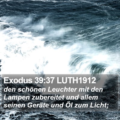 Exodus 39:37 LUTH1912 Bible Verse Image