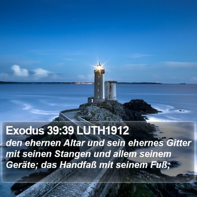 Exodus 39:39 LUTH1912 Bible Verse Image