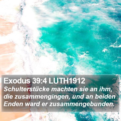 Exodus 39:4 LUTH1912 Bible Verse Image