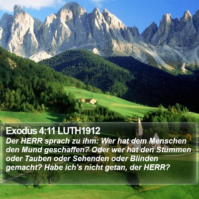Exodus 4:11 LUTH1912 Bible Verse Image