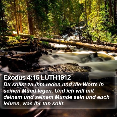 Exodus 4:15 LUTH1912 Bible Verse Image