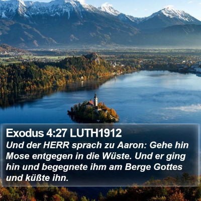 Exodus 4:27 LUTH1912 Bible Verse Image