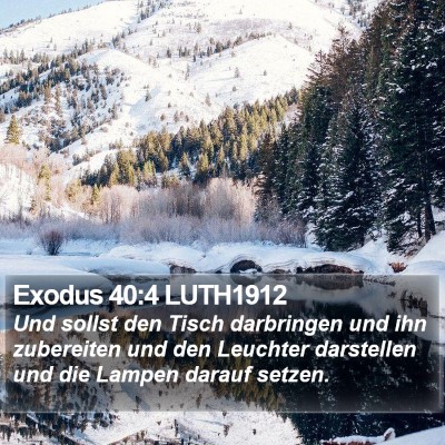 Exodus 40:4 LUTH1912 Bible Verse Image