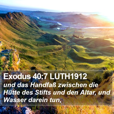 Exodus 40:7 LUTH1912 Bible Verse Image